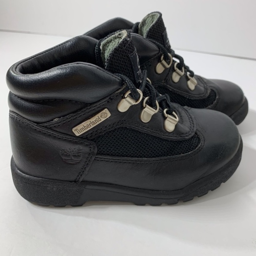 Adorable EUC Timberland Black Leather Boots SZ 10M